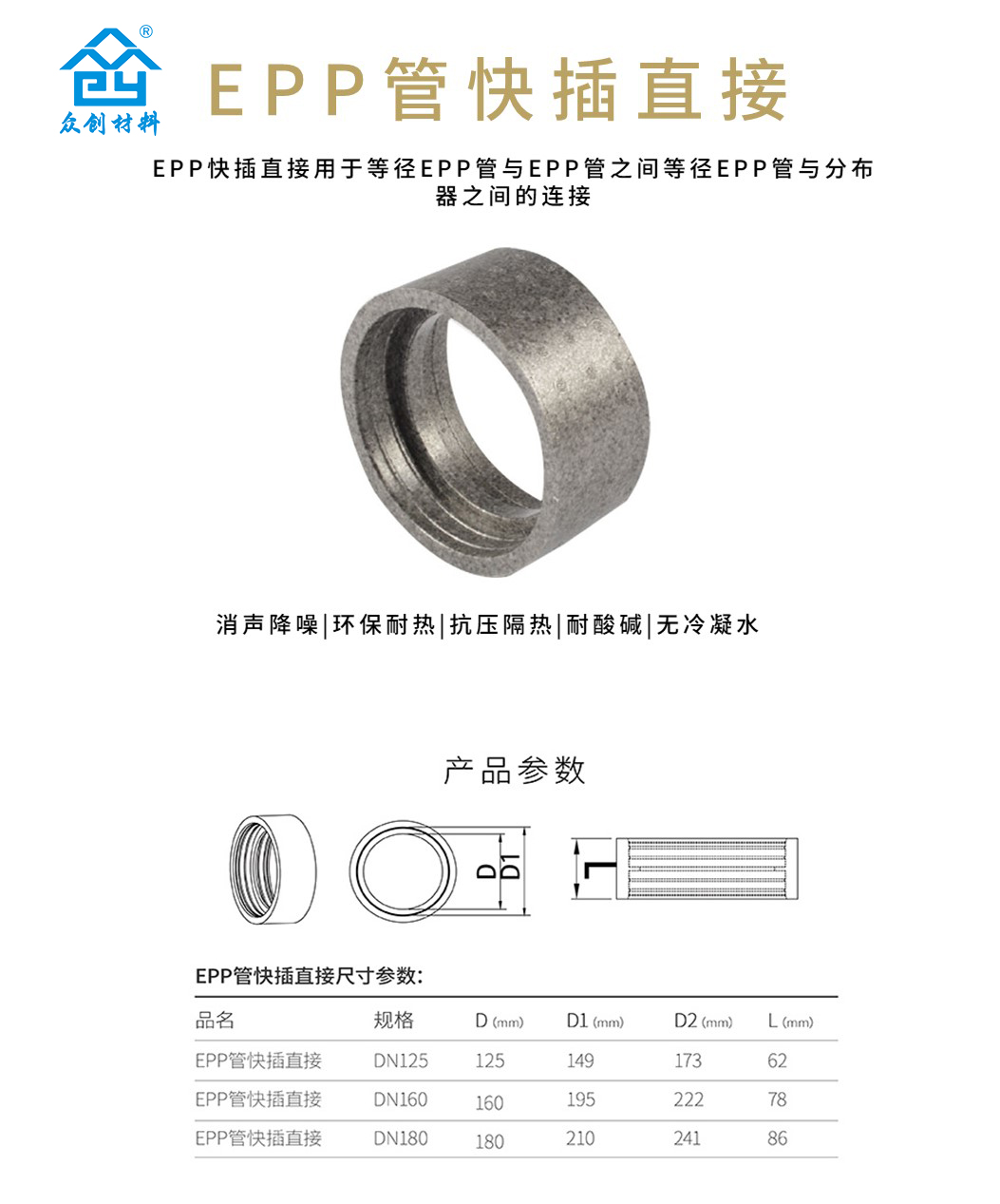 EPP管快插(cha)直接 EPP管(guǎn)快插直(zhi)接